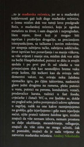 Slika Andrej Nikolaidis: Mađarska rečenica