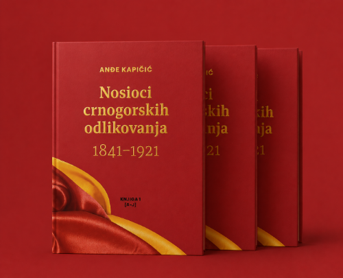 Slika Anđe Kapičić: Nosioci crnogorskih odlikovanja 1841–1921